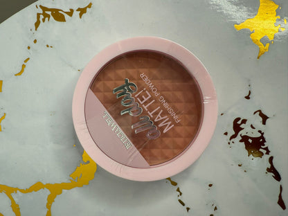 Polvo compacto fijador mate