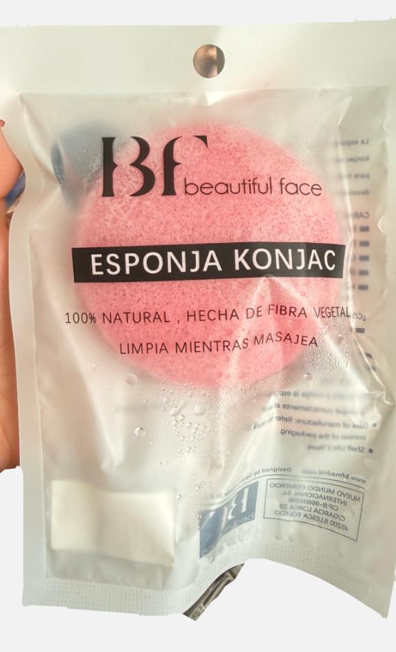 Esponja Facial konjac 100% natural